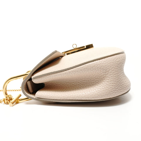 Chloe Drew Leather Chain Shoulder Bag beige WS28202
