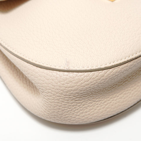 Chloe Drew Leather Chain Shoulder Bag beige WS28202