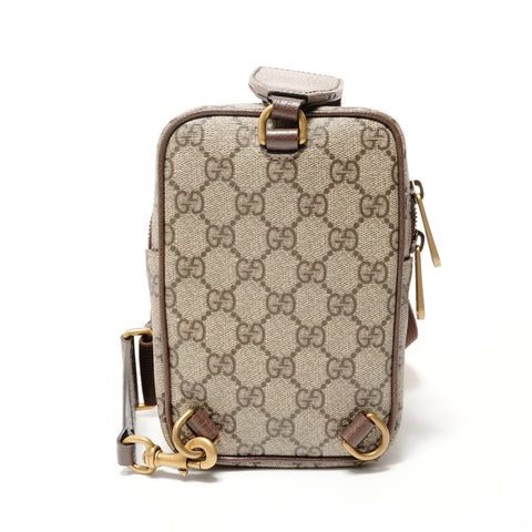 GUCCI GG Supreme Ophidia Body Bag Shoulder Bag Brown WS28203