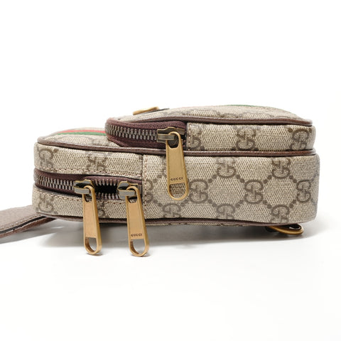GUCCI GG Supreme Ophidia Body Bag Shoulder Bag Brown WS28203