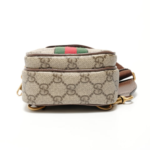 GUCCI GG Supreme Ophidia Body Bag Shoulder Bag Brown WS28203