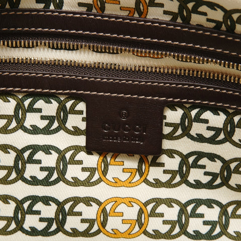 GUCCI 85th Anniversary Limited Edition Velour Shoulder Bag Brown WS28205
