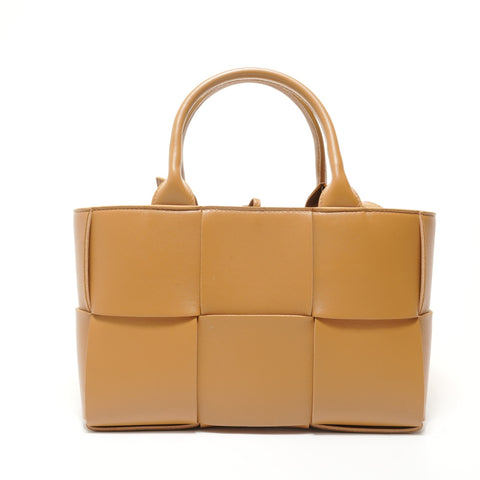 BOTTEGAVENETA Maxi INTRECCIATO Mini Arco 2-way Handbag Brown WS28207
