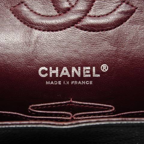 CHANEL Item No. 18, 2013-2014, Caviar Skin Matelass, Metal Silver Shoulder Bag black WS28209