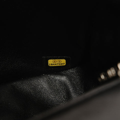 CHANEL Item No. 18, 2013-2014, Patent Leather, Single Flap Matelass Shoulder Bag black WS28210