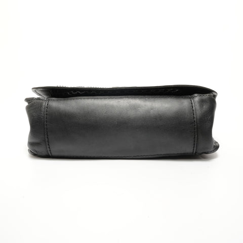 CHANEL Item No. 18, 2013-2014 Wild Stitch Gunmetal Shoulder Bag black WS28211