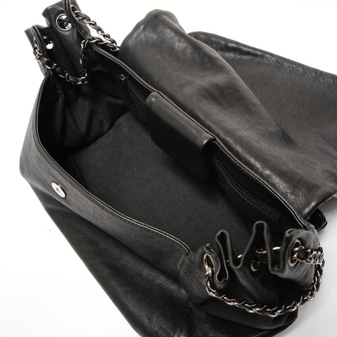 CHANEL Number 10s 2005-2006 Wild Stitch Cruise Line Shoulder Bag black WS28212