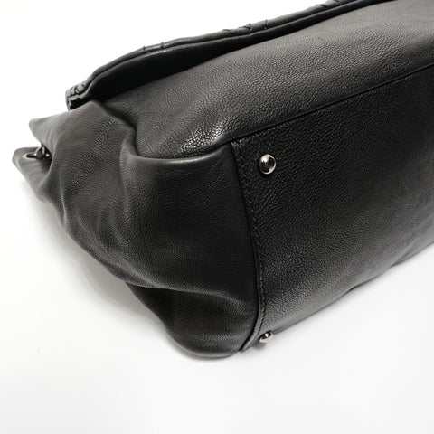 CHANEL Number 10s 2005-2006 Wild Stitch Cruise Line Shoulder Bag black WS28212