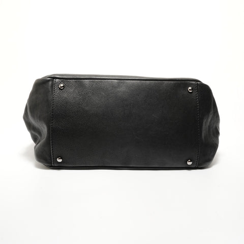 CHANEL Number 10s 2005-2006 Wild Stitch Cruise Line Shoulder Bag black WS28212