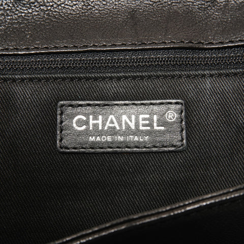 CHANEL Number 10s 2005-2006 Wild Stitch Cruise Line Shoulder Bag black WS28212