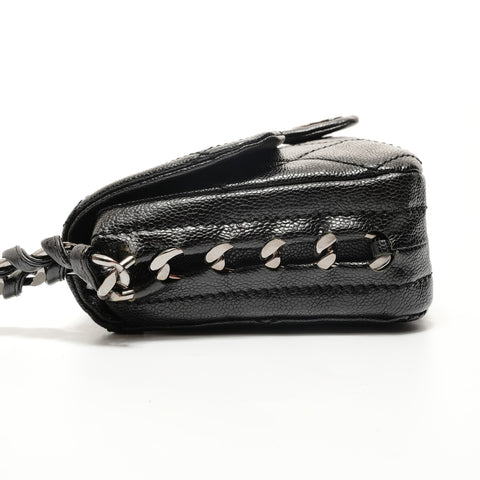 CHANEL Item No. 11: COCO Mark Caviar Skin Luxury Line Shoulder Bag black WS28214