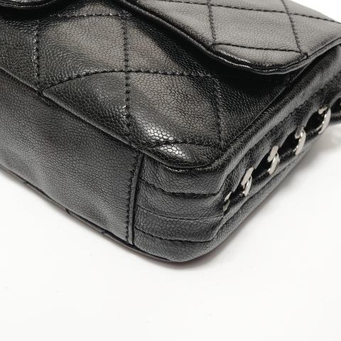 CHANEL Item No. 11: COCO Mark Caviar Skin Luxury Line Shoulder Bag black WS28214