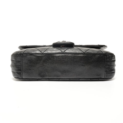 CHANEL Item No. 11: COCO Mark Caviar Skin Luxury Line Shoulder Bag black WS28214