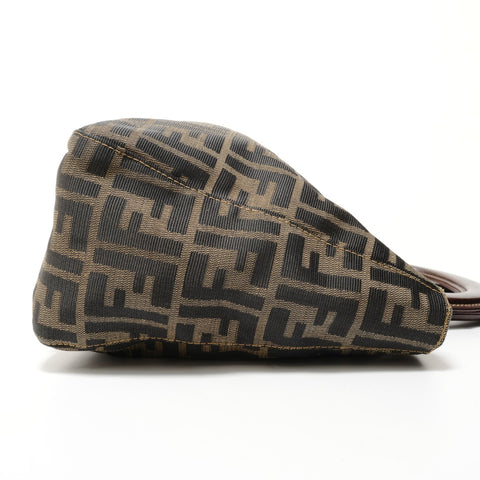 FENDI Zucca canvas Handbag Brown WS28216