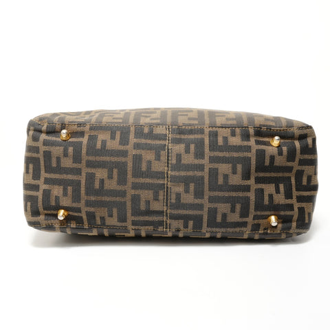 FENDI Zucca canvas Handbag Brown WS28216