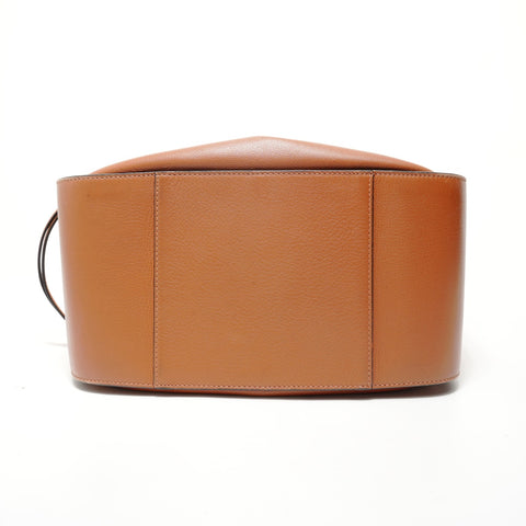 LOEWE Hammock Anagram 2-Way Leather Handbag Brown WS28217
