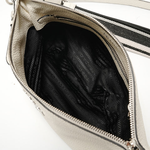 PRADA Vittero Dyno Shoulder Bag white WS28218