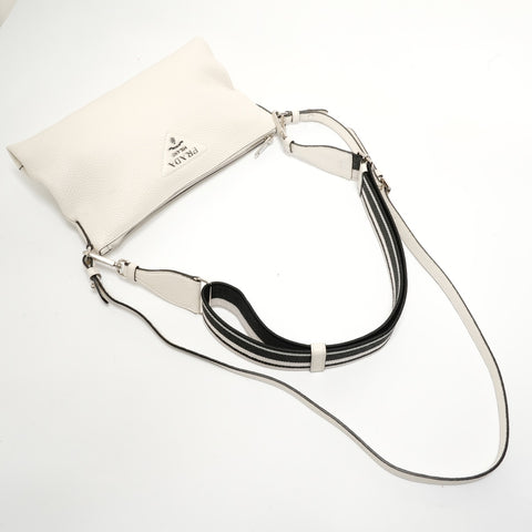PRADA Vittero Dyno Shoulder Bag white WS28218