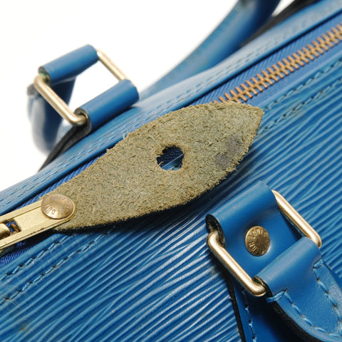 LOUIS VUITTON Epi Speedy 28 (1995) Handbag blue WS28219