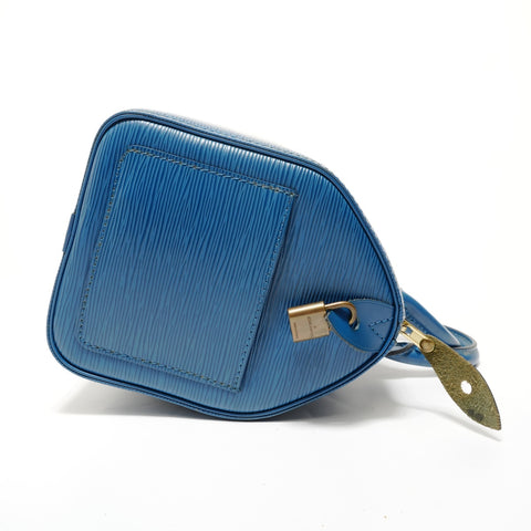 LOUIS VUITTON Epi Speedy 28 (1995) Handbag blue WS28219