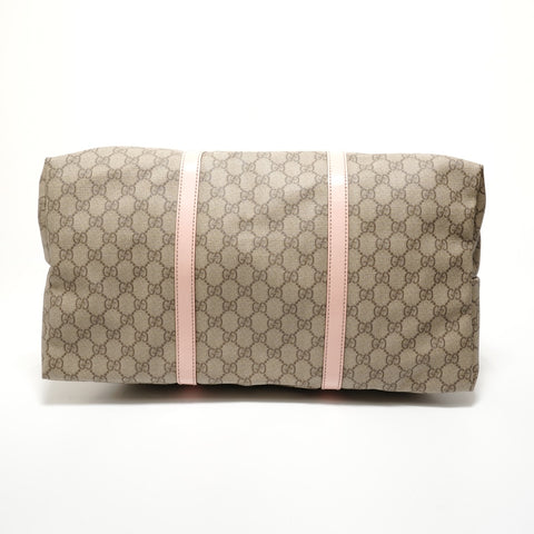 GUCCI GG Supreme Ink Leather Tote Bag beige WS28221