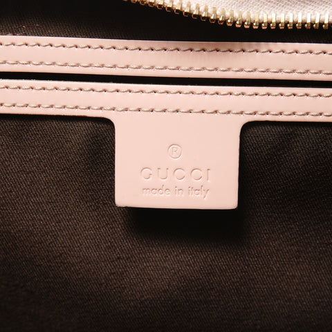 GUCCI GG Supreme Ink Leather Tote Bag beige WS28221