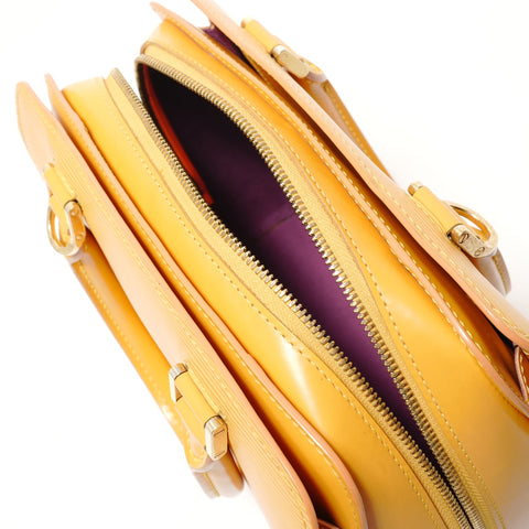 LOUIS VUITTON 2001 Pont Neuf Epi Handbag yellow WS28223