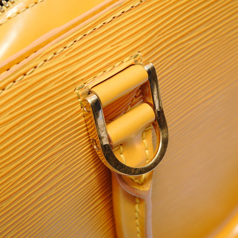 LOUIS VUITTON 2001 Pont Neuf Epi Handbag yellow WS28223