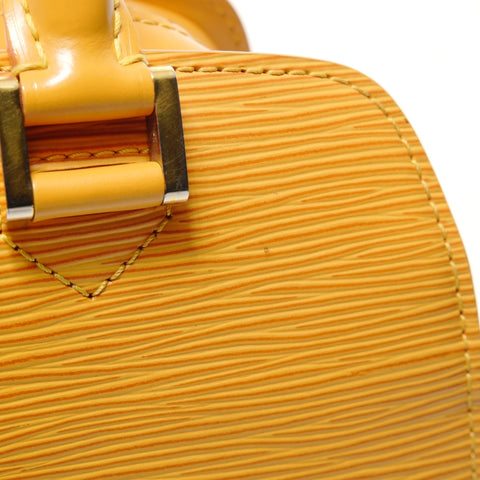 LOUIS VUITTON 2001 Pont Neuf Epi Handbag yellow WS28223
