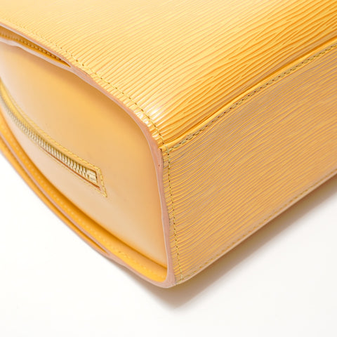 LOUIS VUITTON 2001 Pont Neuf Epi Handbag yellow WS28223
