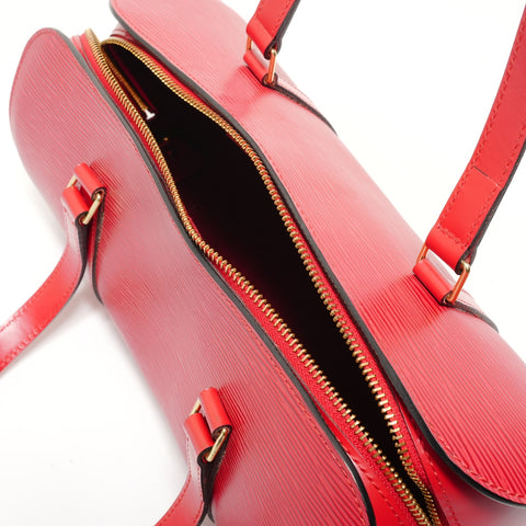 LOUIS VUITTON 1999 Epi Soufflot Shoulder Bag Red WS28224