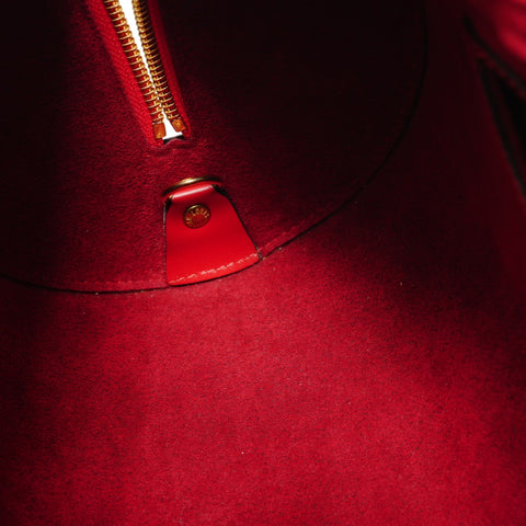 LOUIS VUITTON 1999 Epi Soufflot Shoulder Bag Red WS28224