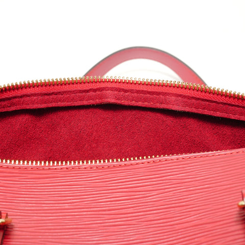 LOUIS VUITTON 1999 Epi Soufflot Shoulder Bag Red WS28224