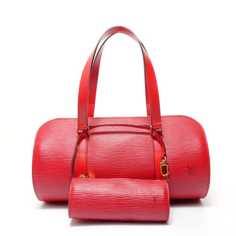 LOUIS VUITTON 1999 Epi Soufflot Shoulder Bag Red WS28224
