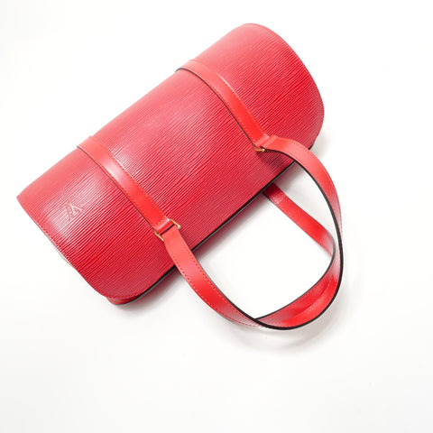 LOUIS VUITTON 1999 Epi Soufflot Shoulder Bag Red WS28224