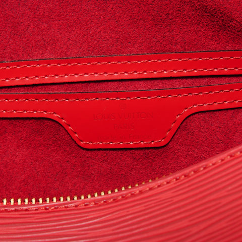 LOUIS VUITTON 1999 Epi Soufflot Shoulder Bag Red WS28224