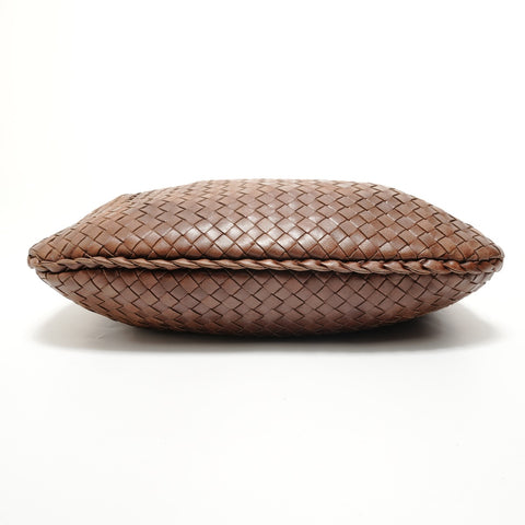 BOTTEGAVENETA INTRECCIATO Hobo Shoulder Bag Brown WS28227