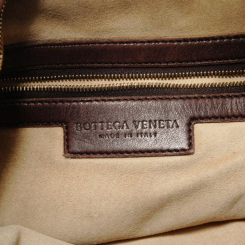 BOTTEGAVENETA INTRECCIATO Hobo Shoulder Bag Brown WS28227