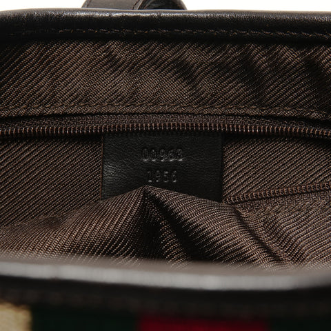 GUCCI GG canvas jackie one belt Shoulder Bag Brown WS28229