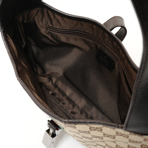GUCCI GG canvas jackie one belt Shoulder Bag Brown WS28229