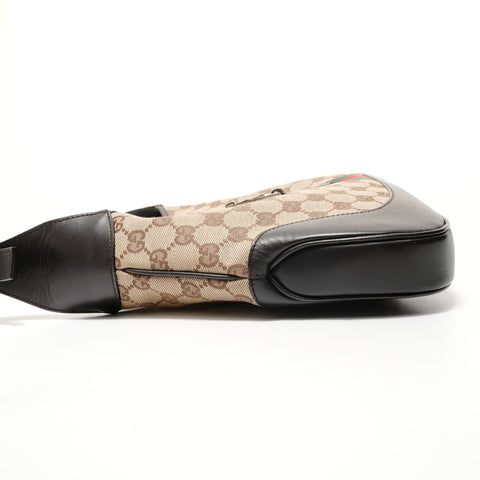 GUCCI GG canvas jackie one belt Shoulder Bag Brown WS28229