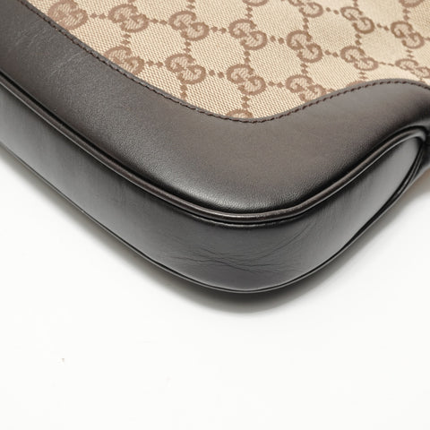 GUCCI GG canvas jackie one belt Shoulder Bag Brown WS28229