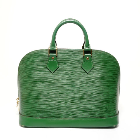LOUIS VUITTON 1996 Epi Alma PM Handbag green WS28230