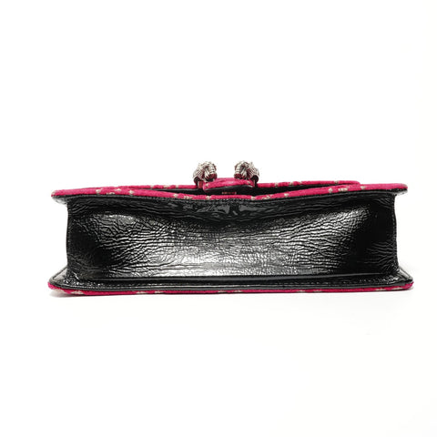 GUCCI GG Velvet Dionysus Shoulder Bag Red WS28231