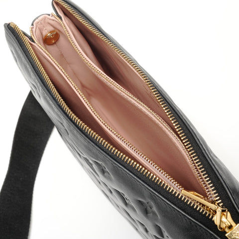 LOUIS VUITTON Monogram Coussin PM Shoulder Bag black WS28234