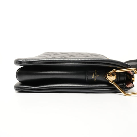 LOUIS VUITTON Monogram Coussin PM Shoulder Bag black WS28234