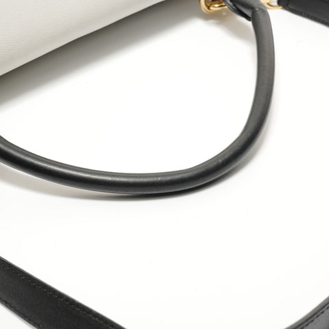 CELINE Trapeze 2-Way Suede Handbag multicolor WS28238