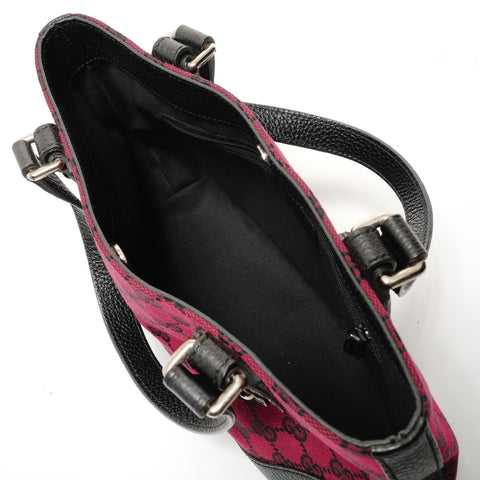 GUCCI GG canvas Handbag Red WS28239