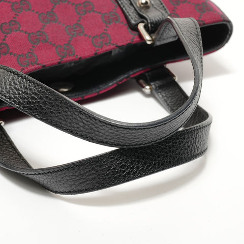 GUCCI GG canvas Handbag Red WS28239