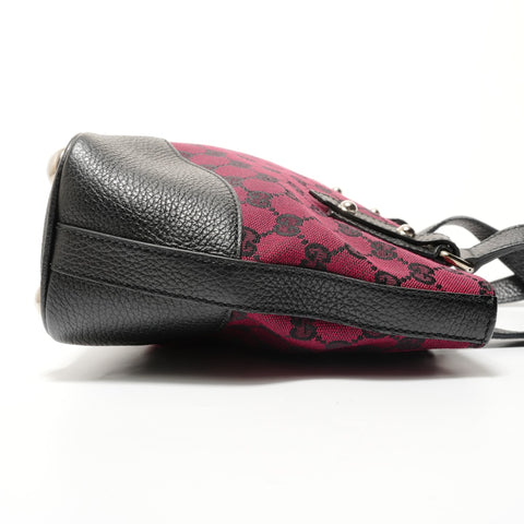 GUCCI GG canvas Handbag Red WS28239